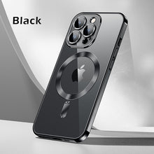 Load image into Gallery viewer, MagSafe ultra thin crystal backplate case for iPhone