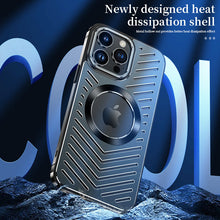 Load image into Gallery viewer, MagSafe Titanium alloy frame hollowed out case for iPhone