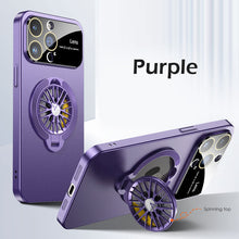 Load image into Gallery viewer, MagSafe rotating gyro stand frosted case for iPhone