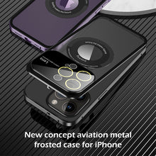 Load image into Gallery viewer, MagSafe ultra thin aviation metal frosted case for iPhone
