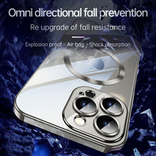 Load image into Gallery viewer, MagSafe ultra thin crystal backplate case for iPhone