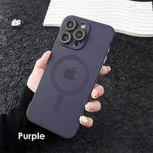 Load image into Gallery viewer, MagSafe ultra-thin semi enclosure  frosted case for iPhone
