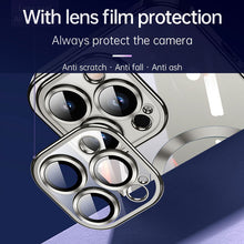 Load image into Gallery viewer, MagSafe ultra thin crystal backplate case for iPhone