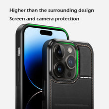 Load image into Gallery viewer, MagSafe high quality flip leather case for iPhone