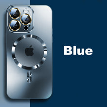 Load image into Gallery viewer, MagSafe ultra-thin metal camera frame frosted case for iPhone