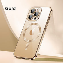 Load image into Gallery viewer, MagSafe ultra thin crystal backplate case for iPhone