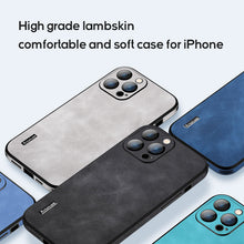 Load image into Gallery viewer, High grade lambskin comfortable and soft case for iPhone