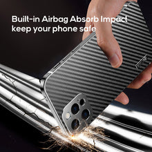 Load image into Gallery viewer, MagSafe carbon fiber frosted case for iPhone