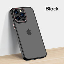 Load image into Gallery viewer, Alloy camera frame frosted skin friendly case for iPhone