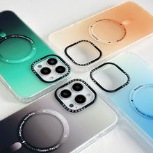 Load image into Gallery viewer, MagSafe frosted gradual color case for iPhone
