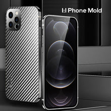Load image into Gallery viewer, MagSafe carbon fiber frosted case for iPhone