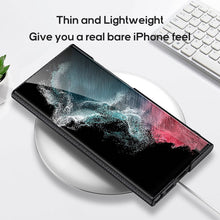 Load image into Gallery viewer, Full curved high-quality leather case for Galaxy S22 Ultra