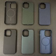 Load image into Gallery viewer, MagSafe lightweight carbon fiber case for iPhone