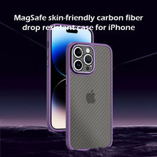 Load image into Gallery viewer, Carbon fiber skin-friendly drop resistant case for iPhone