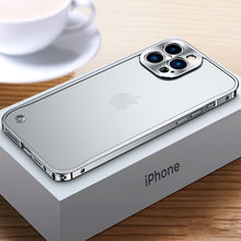 Load image into Gallery viewer, Alloy frame frosted case for iPhone