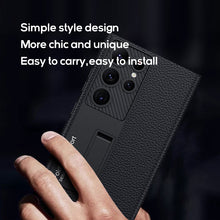 Load image into Gallery viewer, Full curved high-quality leather case for Galaxy S22 Ultra