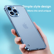 Load image into Gallery viewer, Alloy frame frosted case for iPhone