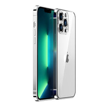 Load image into Gallery viewer, Small steel alloy frame HD back plate case for iPhone