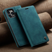 Load image into Gallery viewer, High-end leather all-inclusive magnetic case for iPhone