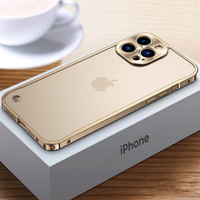 Load image into Gallery viewer, Alloy frame frosted case for iPhone