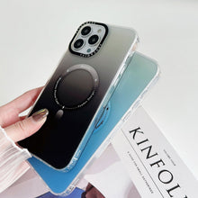 Load image into Gallery viewer, MagSafe frosted gradual color case for iPhone