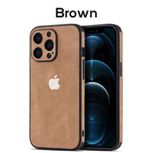Load image into Gallery viewer, Premium leather texture case for iPhone