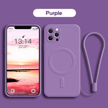 Load image into Gallery viewer, Apple iPhone Silicone Case with MagSafe