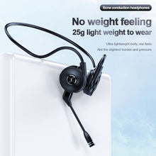 Load image into Gallery viewer, The new true stereo M1 bone conduction Bluetooth headset