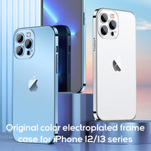Load image into Gallery viewer, Nano electroplating outer frame case for iPhone 12/13 series