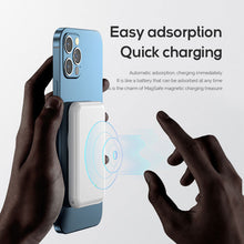Load image into Gallery viewer, Mini Magnetic wireless fast charger with 5000mAh