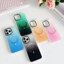 Load image into Gallery viewer, MagSafe frosted gradual color case for iPhone