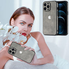 Load image into Gallery viewer, Premium leather texture case for iPhone