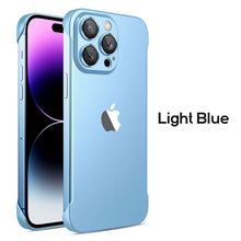 Load image into Gallery viewer, Metal camera frameless frosting case for iPhone