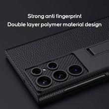 Load image into Gallery viewer, Full curved high-quality leather case for Galaxy S22 Ultra