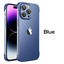 Load image into Gallery viewer, Metal camera frameless frosting case for iPhone