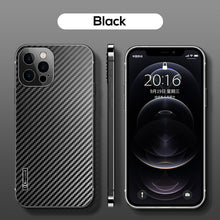 Load image into Gallery viewer, MagSafe carbon fiber frosted case for iPhone