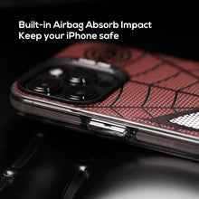 Load image into Gallery viewer, Spider Man lightweight frosted case for iPhone
