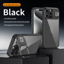 Load image into Gallery viewer, Titanium alloy invisible stand case for iPhone
