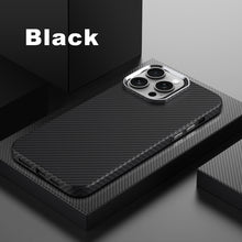 Load image into Gallery viewer, MagSafe ultra thin carbon fiber frosted case for iPhone
