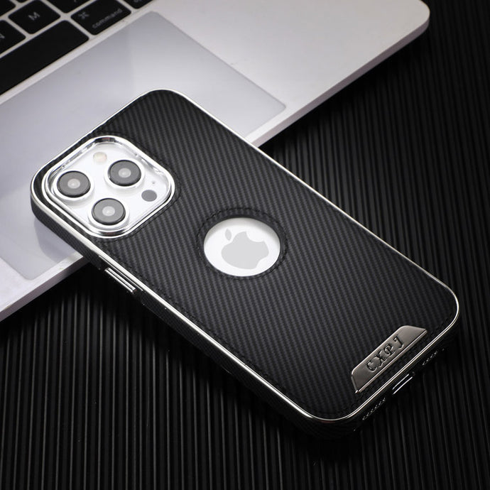 Lightweight exposed carbon fiber textured case for iPhone