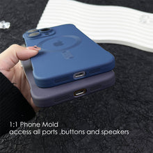 Load image into Gallery viewer, MagSafe ultra-thin semi enclosure  frosted case for iPhone
