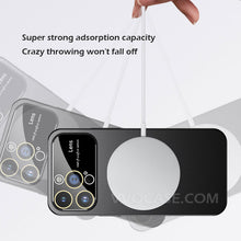 Load image into Gallery viewer, MagSafe rotating gyro stand frosted case for iPhone
