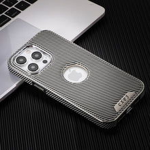 Load image into Gallery viewer, Lightweight exposed carbon fiber textured case for iPhone
