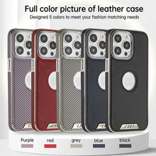 Load image into Gallery viewer, Lightweight exposed carbon fiber textured case for iPhone
