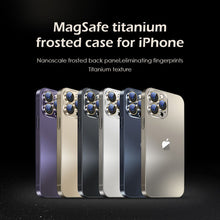 Load image into Gallery viewer, MagSafe ultra-thinu titanium  frosted case for iPhone
