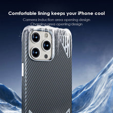 Load image into Gallery viewer, MagSafe lightweight carbon fiber frosted case for iPhone
