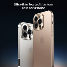 Load image into Gallery viewer, Ultra-thin frosted titanium case for iPhone
