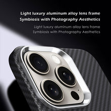 Load image into Gallery viewer, MagSafe ultra thin carbon fiber frosted case for iPhone
