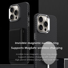 Load image into Gallery viewer, MagSafe ultra thin carbon fiber frosted case for iPhone
