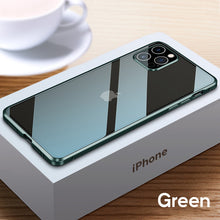 Load image into Gallery viewer, Crystal glass double-sided magnetic suction case for iPhone
